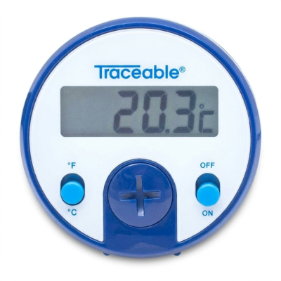 Termómetro de vástago con pantalla grande